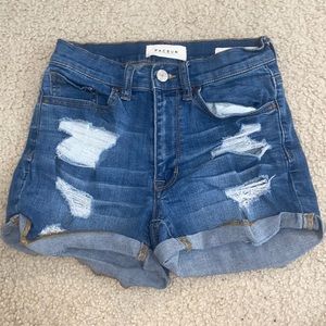 PACSUN shortie shorts with rips